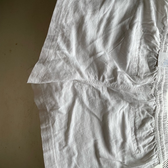 NWT Time & Tru White linen shorts XXXL 22 - Picture 3 of 5